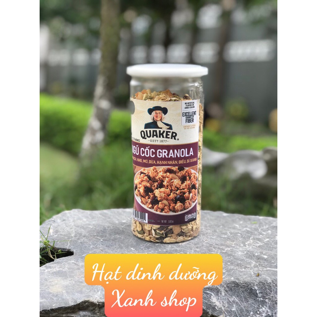 [ Ngũ Cốc Granola ] Ngũ Cốc Giảm Cân - Granola Siêu Hạt - Ngũ Cốc Ăn Kiêng Không Đường - Granola Ăn Kiêng Siêu Hạt 500gr