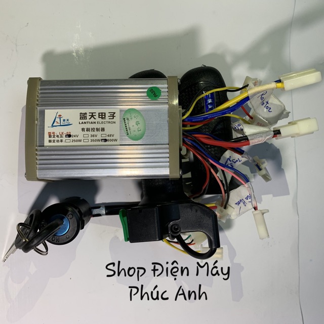 Bộ điều khiển tốc độ motor DC 24v800w kèm tay ga