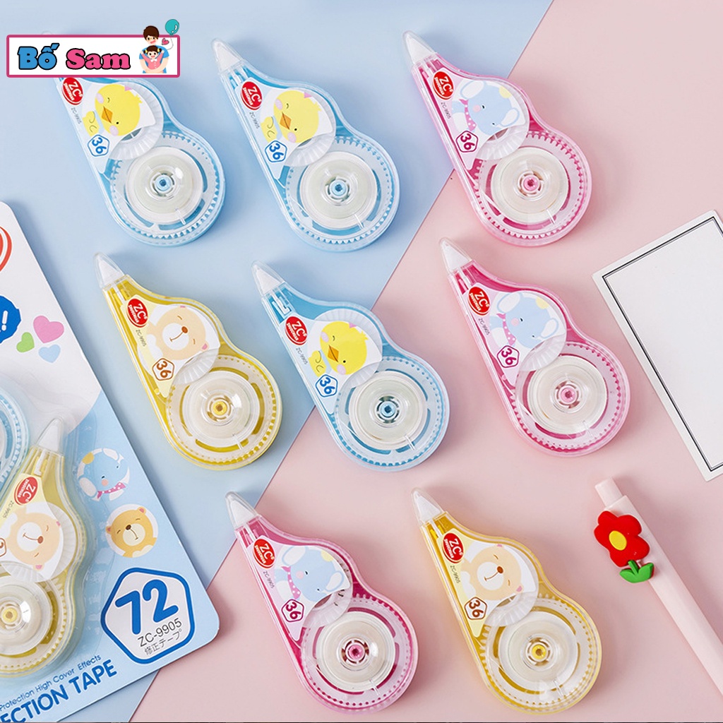 Bút xóa kéo hình dây đai dễ thương nhỏ gọn cho học sinh Shop Bố Sam