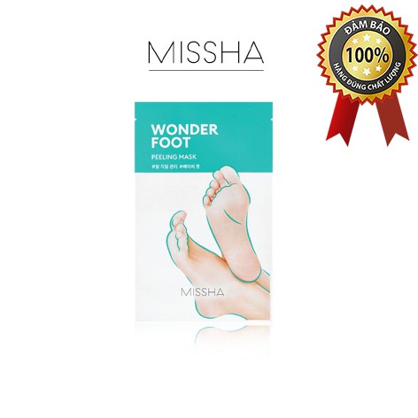 Mặt Nạ Tẩy Da Chết Bàn Chân [Missha] Wonder Foot Peeling Mask 50ml