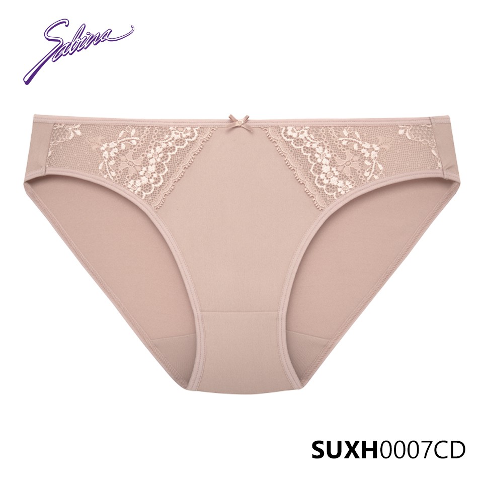 Combo Áo Lót Có Gọng Mút Dày Vừa Và Quần Đồng Bộ Màu Da Phối Ren Soft Doomm By Sabina SBXH0007CD+SUXH0007CD | BigBuy360 - bigbuy360.vn