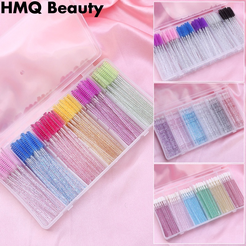 Thiết bị kéo dài lông mi với hộp 180/300 đánh lông mi loại bỏ Mascara bôi trên trang điểm vi mô.