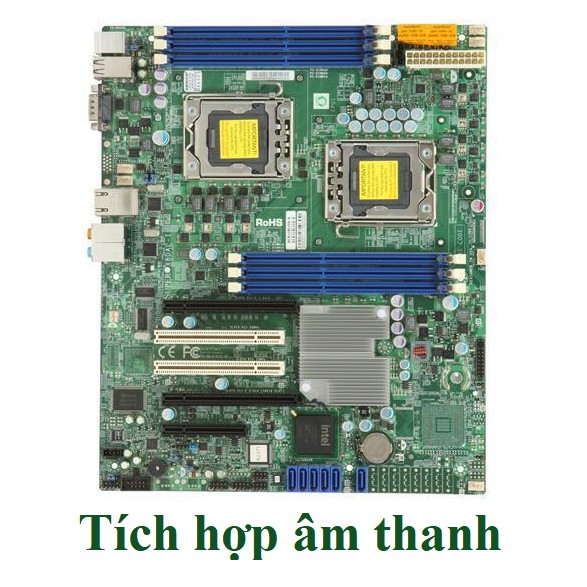 Main SuperMicro X8DTI X8DAL 2 CPU Dual CPU x58 1366 X5670 Bo mạch chủ tương đương X8DTL