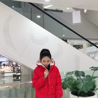 Áo phao nữ cao cấp có mũ