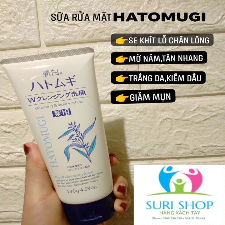 Sữa Rửa Mặt  Ý Dĩ Hatomugi Naturie Nhật Bản130g | BigBuy360 - bigbuy360.vn