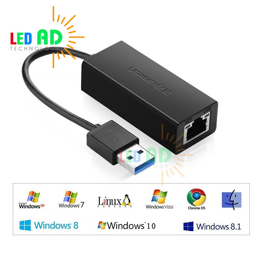 Cổng Chuyển Đổi USB - LAN 3.0 - Bộ Chuyển Đổi UBS Sang Mạng Lan - Internet