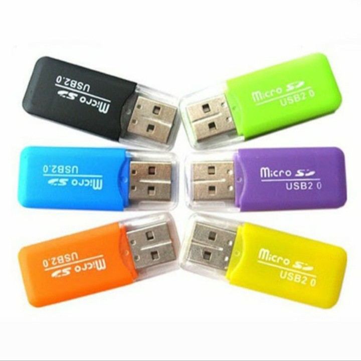 Đầu đọc thẻ nhớ cổng USB 2.0 Microsd   Tf chất lượng cao