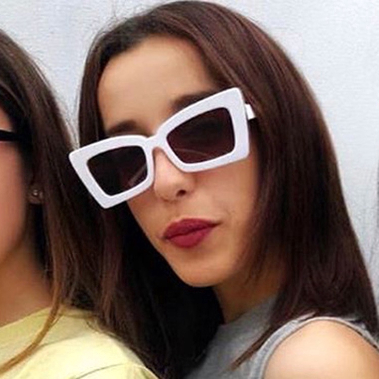 Kính Mát Gọng Vuông Phong Cách Retro Âu Mỹ Thời Trang