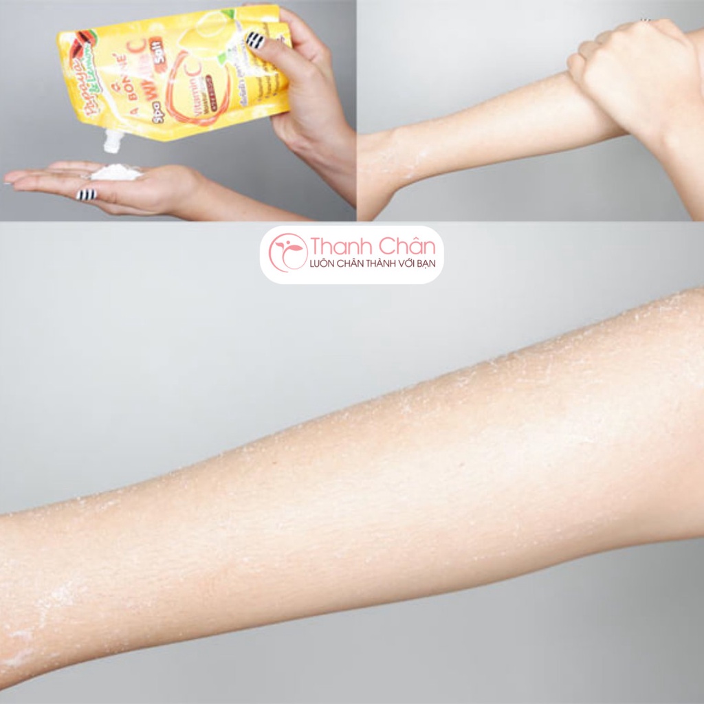Muối Tắm Sữa A Bonne Spa Milk Salt Làm Trắng &amp; Mềm Mịn Da 350g - Dạng túi có vòi