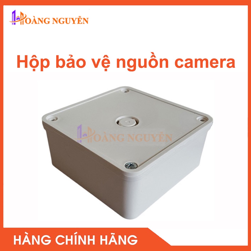 [NHÀ PHÂN PHỐI] Hộp Bảo Vệ Nguồn Camera Chống Mưa Nắng - Chất Liệu Nhựa PVC Chống Cháy Nổ