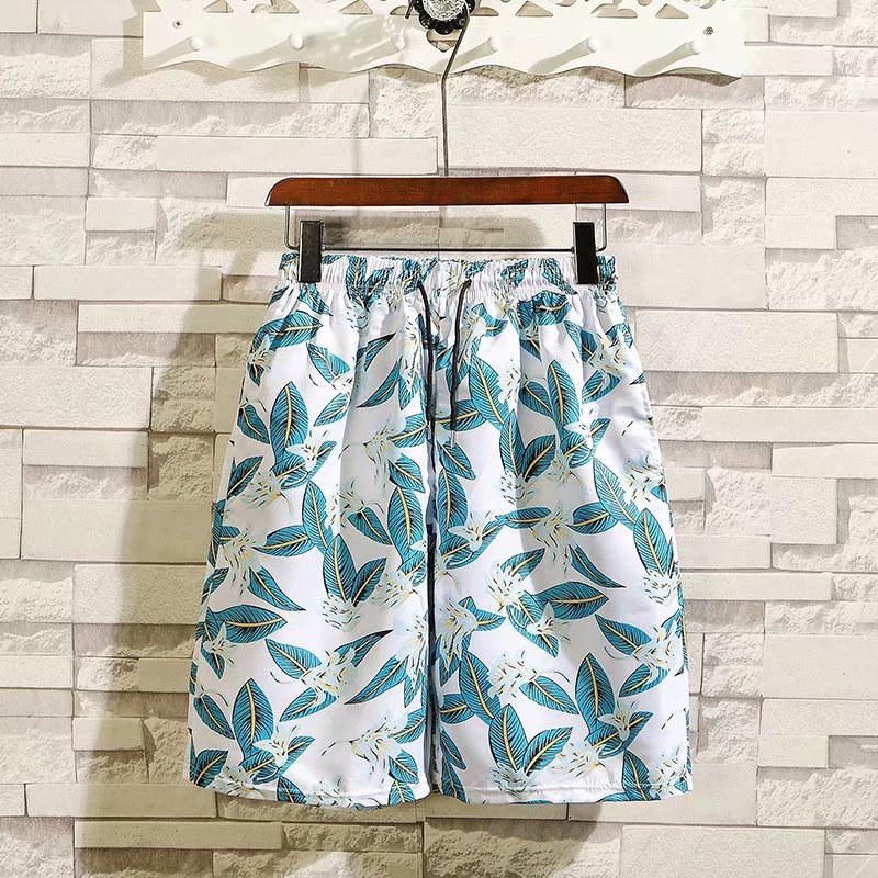 Set Áo Sơ Mi Tay Ngắn Kèm Quần short Thời Trang Biển Cho Nam