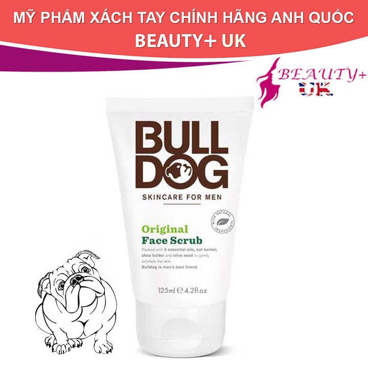 Tẩy da chết Bulldog Face Scrub Skincare dành cho nam giới 100ml