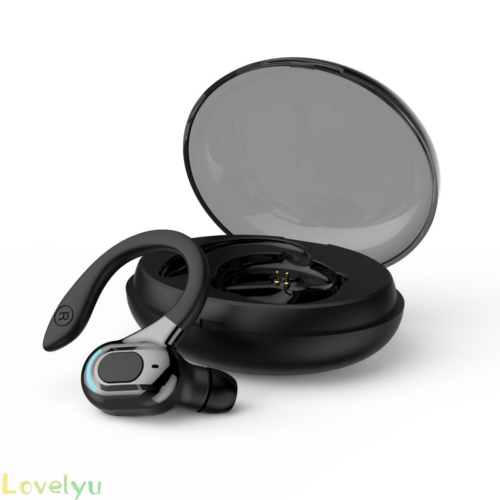 ◀READY▶New Bluetooth 5.2 Headset Wireless Earbud Earphones Stereo Headphones Ear Hook# Good Quality