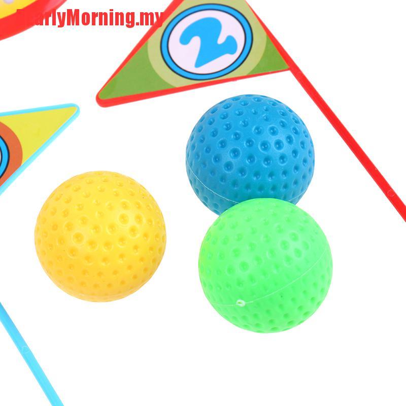 1 Bộ Đồ Chơi Đánh Golf Mini Bằng Nhựa Cho Trẻ Em