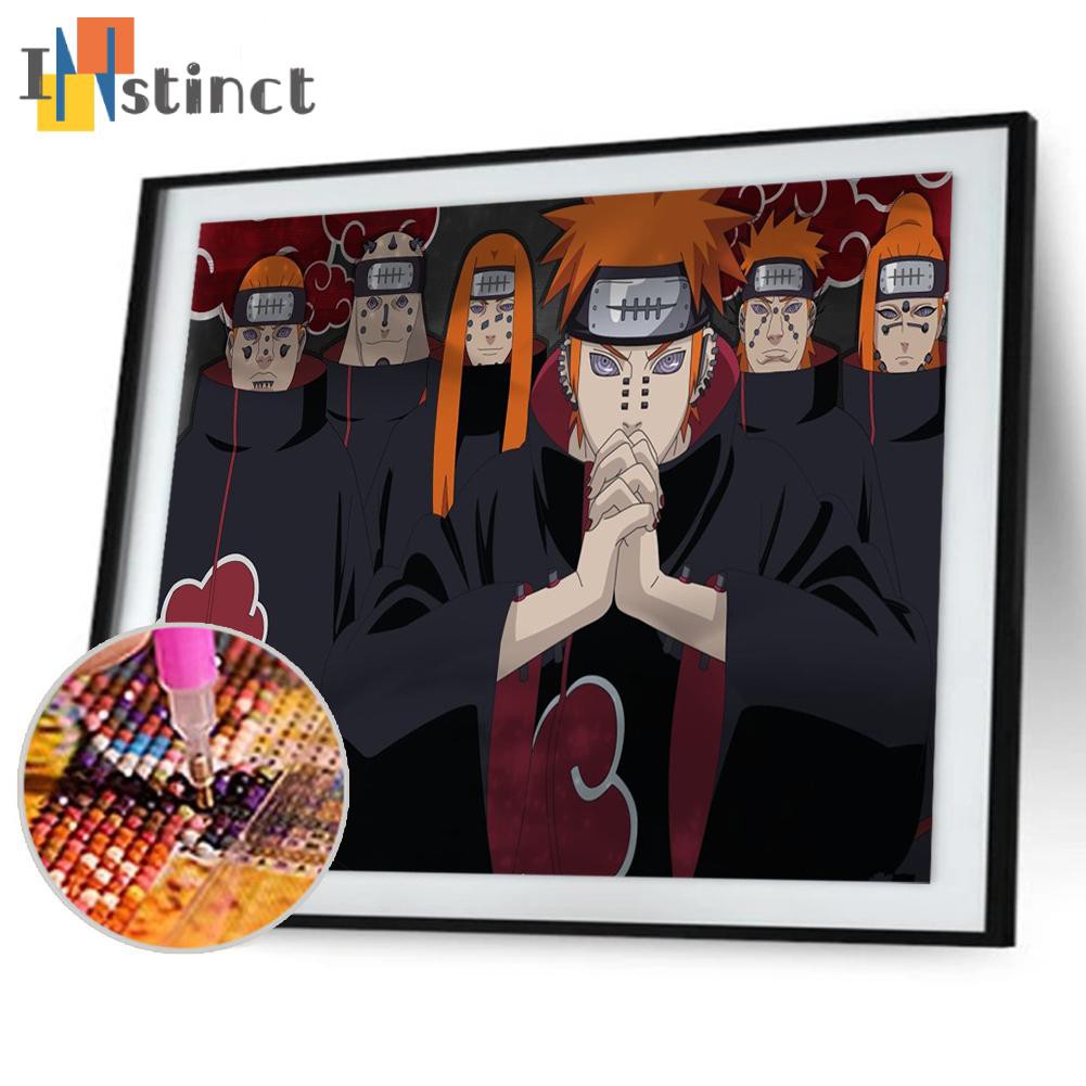 Bộ Tranh Đính Đá Tự Làm Hình Nhân Vật Trong Naruto