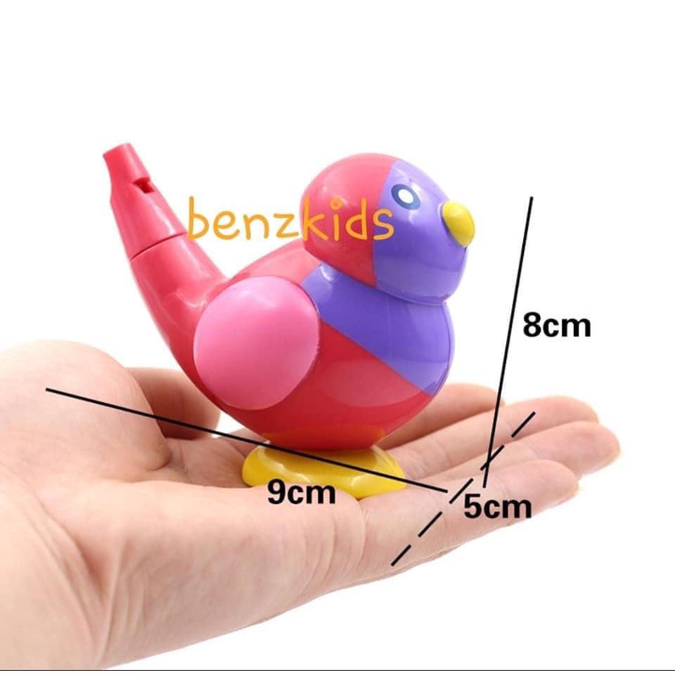 Còi thổi hình chim 2in1 cho bé luyện hơi cho bé - Benzkids