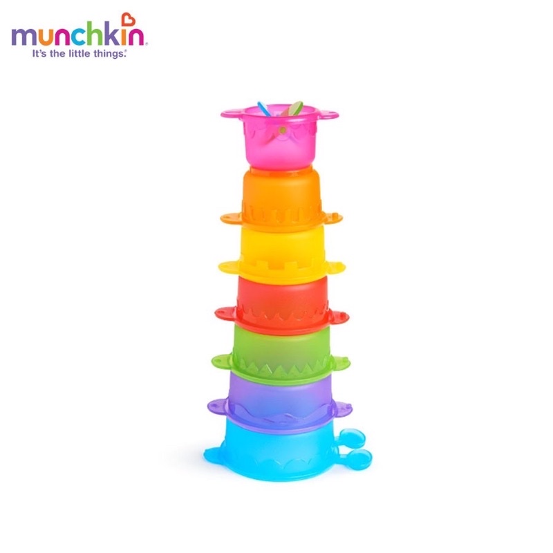 Bộ Đồ Chơi Xếp Chồng Sâu 3 in 1 Munchkin