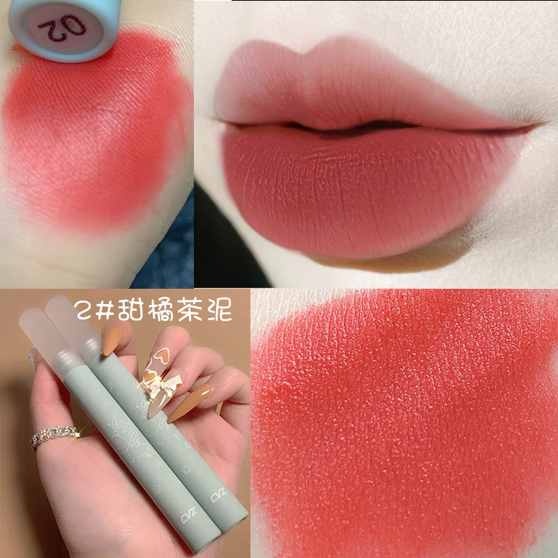 (hàng Mới Về) Son Lì Mềm Mịn Lâu Trôi Không Phai Màu Hình Que Kem Xinh Xắn | BigBuy360 - bigbuy360.vn