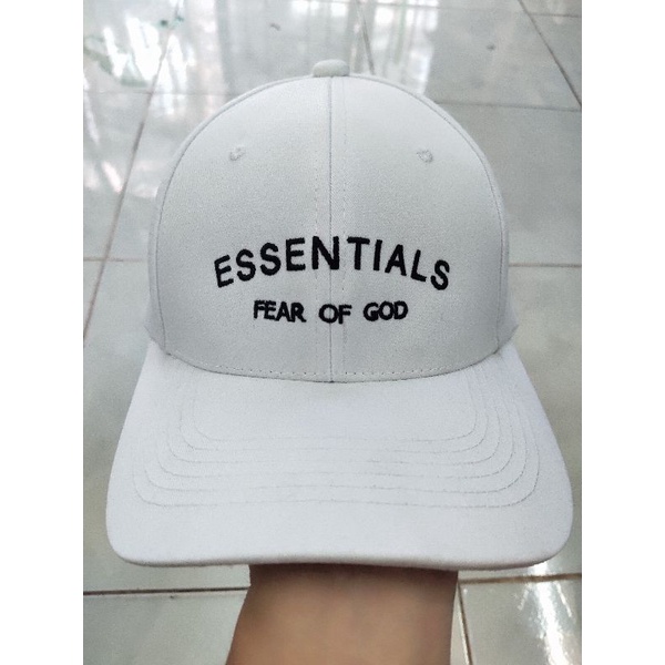 Mũ lưỡi trai ESSENTIALS Fear Of God Nón kết nam FOG Essential Logo FEAR OF GOD FOG ESSENTIALS SS20 pullover Unisex nam