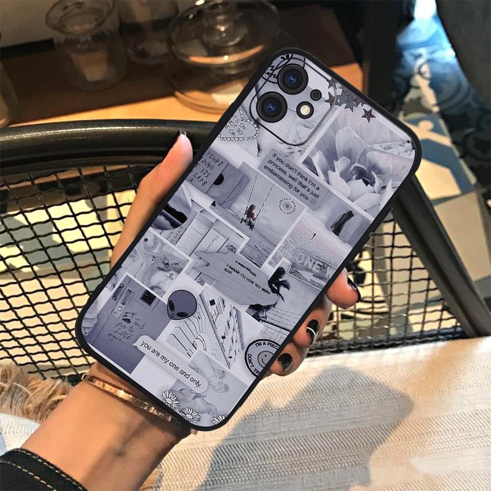 Vỏ ốp iPhone Silicon viền vuông Art 173-174 cho iPhone 6pl/6s/6spl/7/7pl/8/8pl/x/xs/11/12/13/14/pro/max - Chinchincase