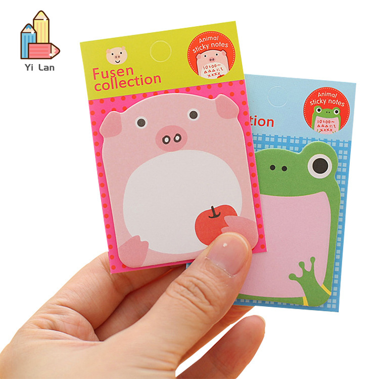 Tập Giấy Lưu Ý Hình Động Vật Đáng Yêu