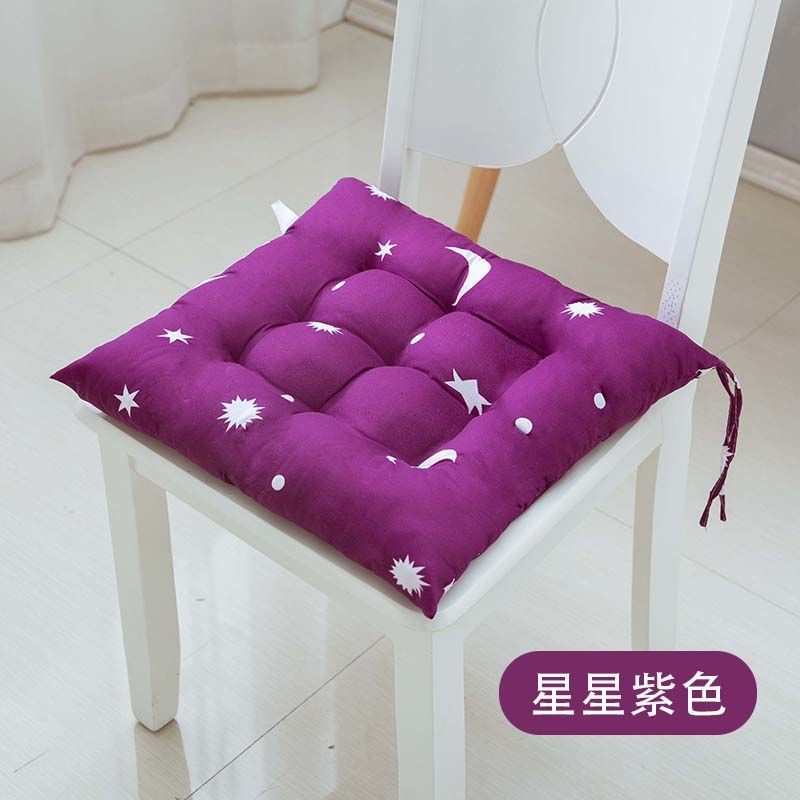 Đệm lót ghế ngồi hình vuông bằng cotton mềm dày dặn kích thước 40*40cm