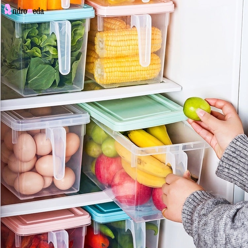 Hộp đựng bảo quản thực phẩm tươi ngon có tay cầm và nắp đậy tùy chọn màu sắc