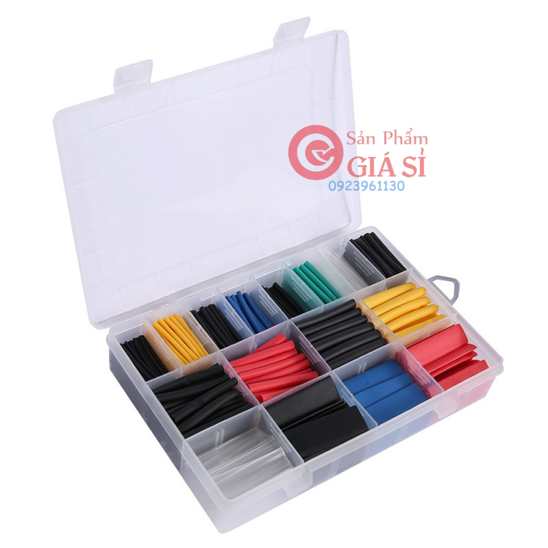 Bộ ống gen nhiêt, tui co nhiệt cách điện, nhiều màu, nhiều cỡ, các kích cỡ 328pcs, 530pcs, 580pcs ❤️freeship❤️