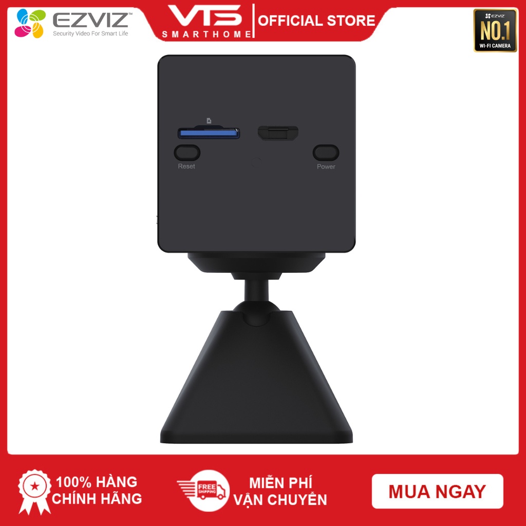 [FREESHIP Camera Wifi EZVIZ BC2 2MP Không Dây, Full HD 1080P, Pin Sạc 2000 mAh, Đàm Thoại 2 Chiều, Mẫu Mới CB2 Type C