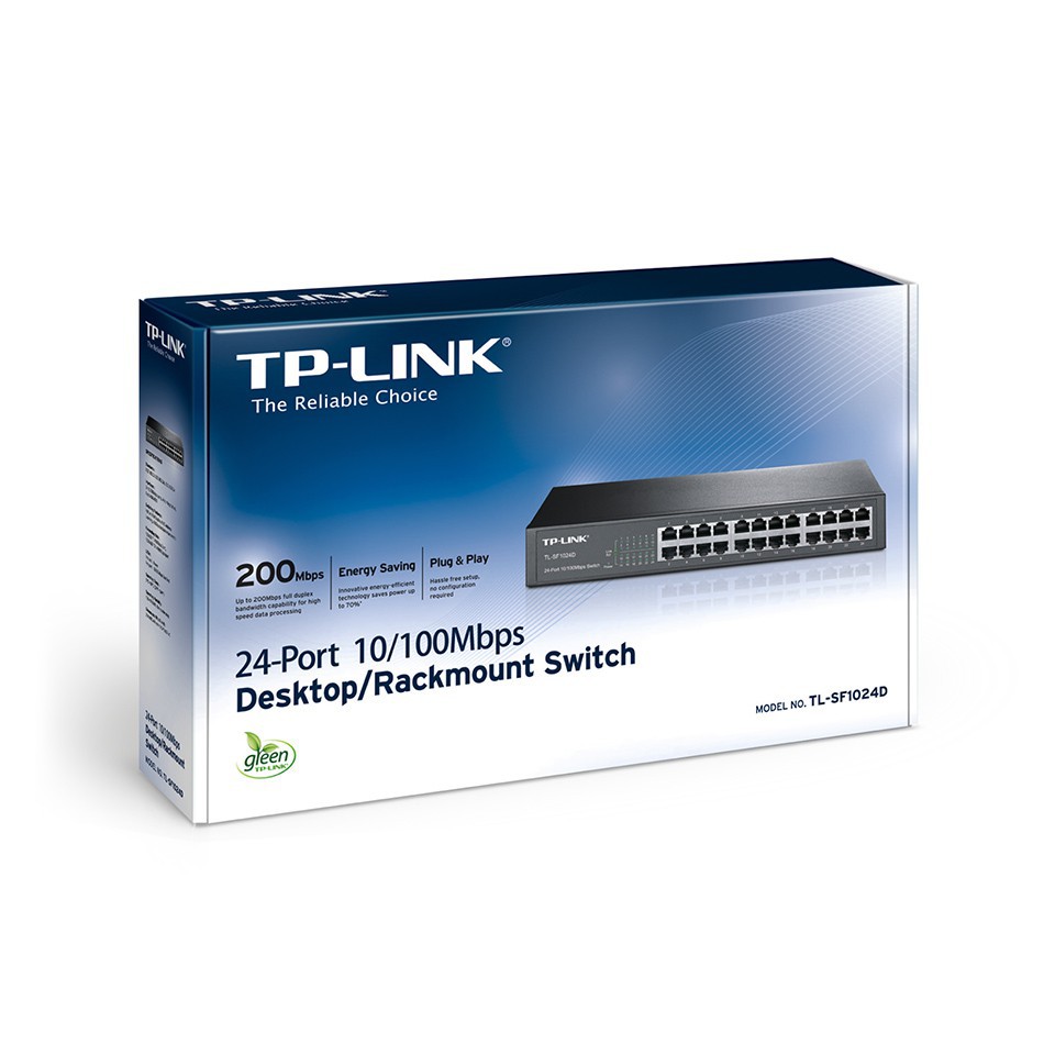 Bộ chia mạng Switch 24 port TP-Link TL-SF1024D Hàng Chính Hãng