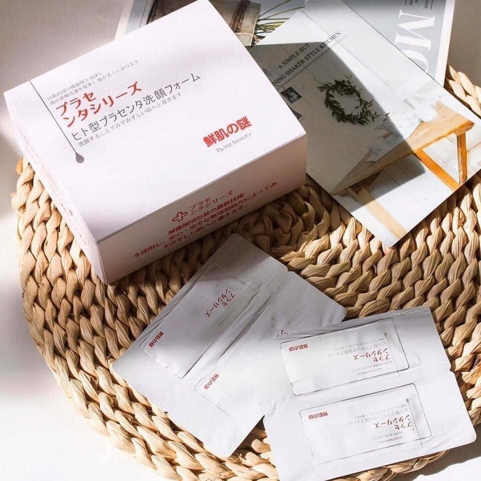 Ủ trắng da nhau thai hộp 50 gói | Thế Giới Skin Care