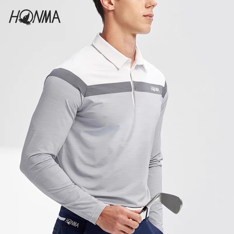 Áo golf nam - Áo golf dài tay Honma 2022 - hàng nhập khẩu chất đẹp
