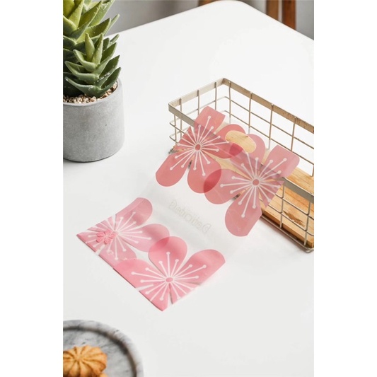 set 10 túi zip đựng bánh kẹo Delicious size 15.5 x 23 cm