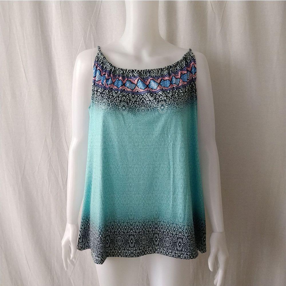 Áo Kiểu Nữ Cộc Tay In Hoa Thời Trang Boho