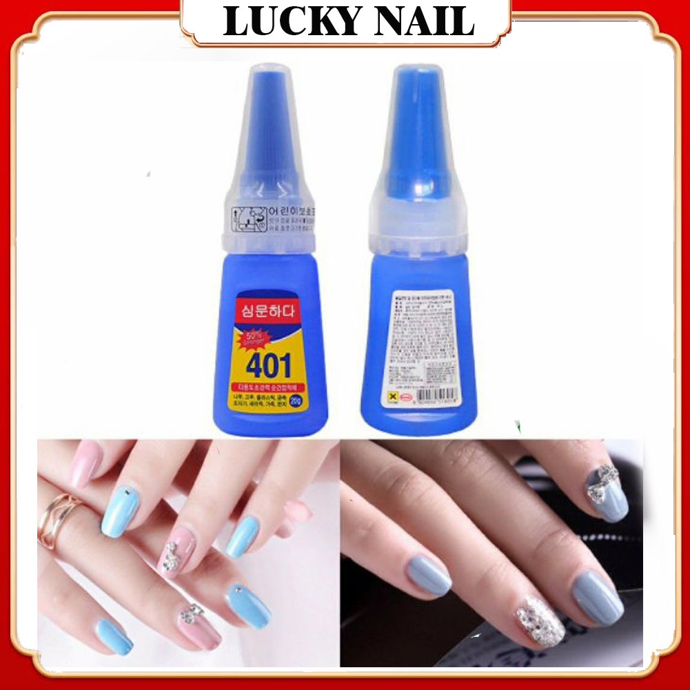 Keo 401 dán móng, Keo đính đá nail cực chắc chắn