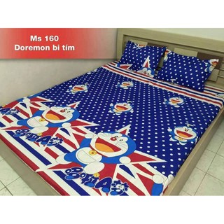 Bộ ga. gối Doremon châm bi cao cấp