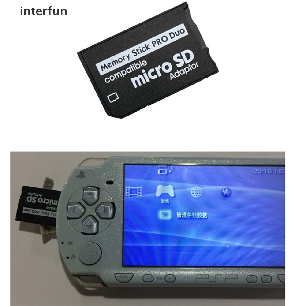 Bộ Chuyển Đổi Thẻ Nhớ Micro SDHC TF Sang MS Pro Duo PSP Cho Sony and PSP