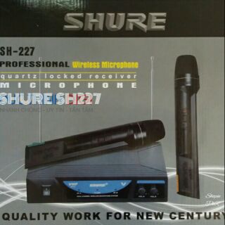 Bộ Micro Karaoke Không Dây SHURE SH - 227