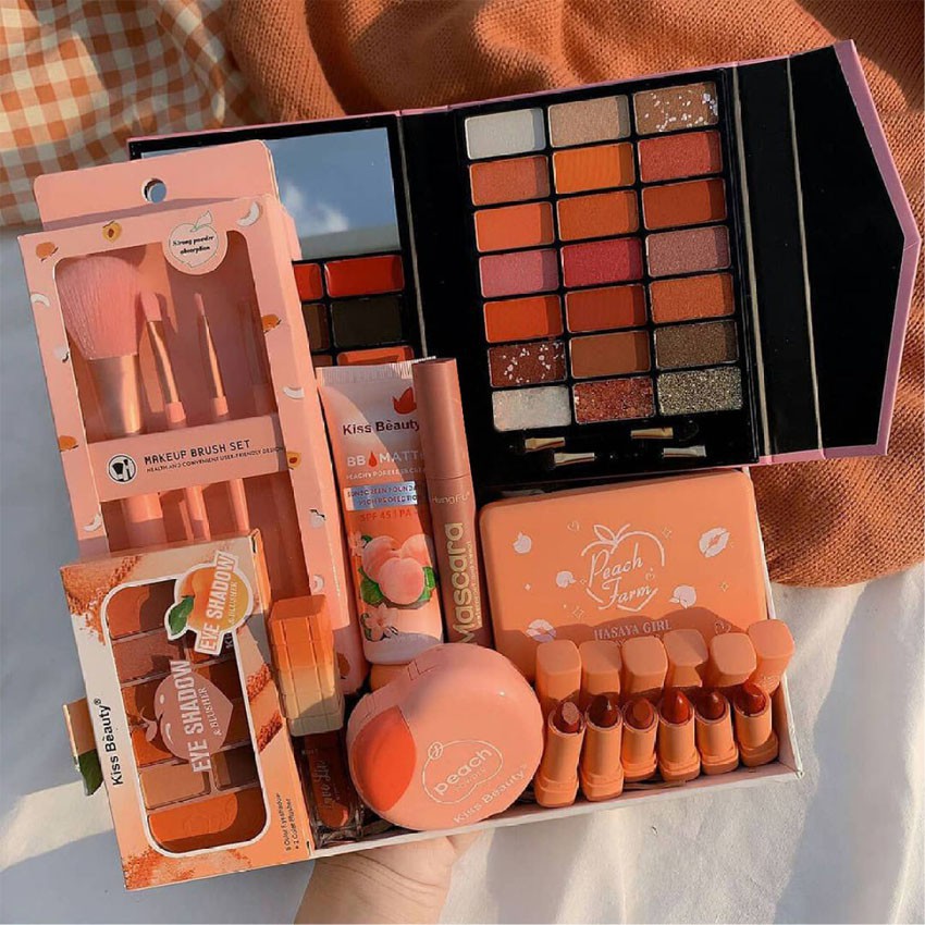 ]Trọn bộ mỹ phẩm trang điểm chuyên nghiệp Anylady 16 món đầy đủ nhất. [hàng chính hãng]. Chất Phấn Mịn Màng, Lâu Trôi