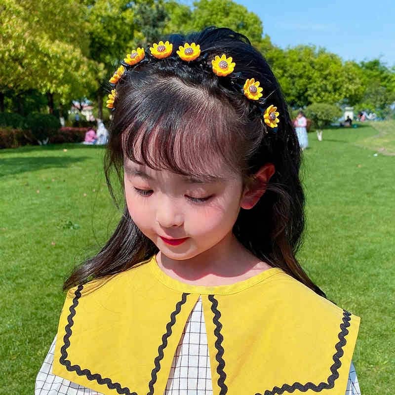 Bờm Kẹp Tóc Đính Hoa,Quả Cho Bé Gái Siêu Cute Xinh Xắn Dễ Thương