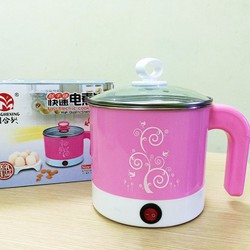 Ca điện nấu mì size 18CM và 16CM, ăn lẩu, đun nước đa năng siêu tốc