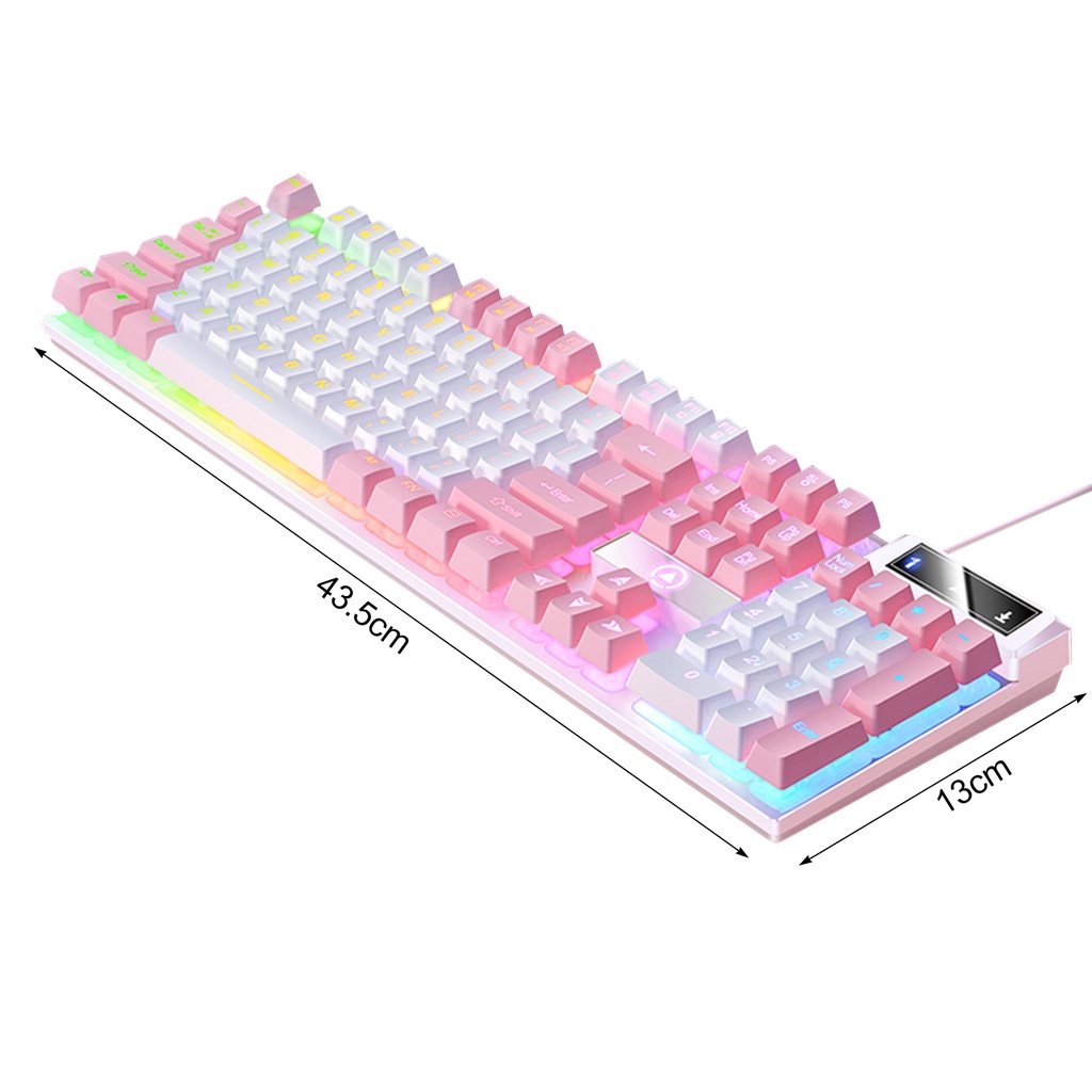 Bàn Phím Cơ K500 104 Phím Nhiều Màu Sắc Dành Cho Máy Tính Để Bàn