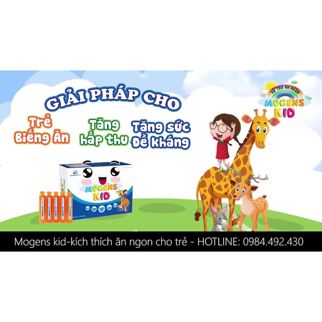 Kích thích ăn ngon - Tăng cường miễn dịch MOGEN KID