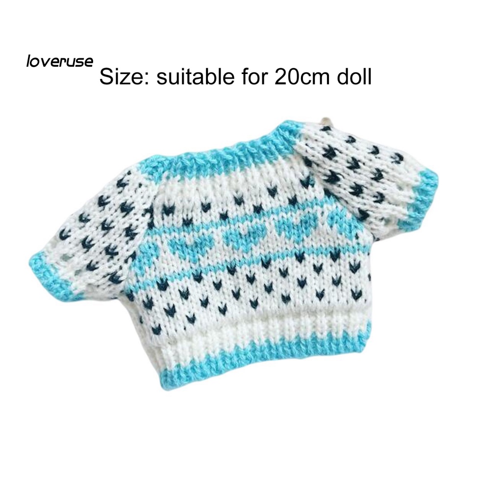 Búp Bê Thần Tượng Mini 20cm Bằng Vải Cotton Dệt Kim Kích Thước 20cm Trang Phục Cho Bé Gái