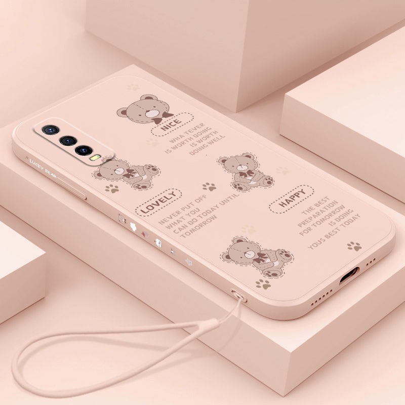 Ốp Điện Thoại Họa Tiết Gấu Dễ Thương Dành Cho Vivo Y20 Vivo Y20S Vivo Y20S G Vivo Y20i Vivo Y20 2021 Vivo Y12A Vivo Y12S