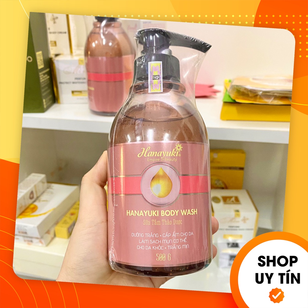 Sữa tắm Hanayuki Body Wash - Sữa tắm thảo dược Hana chiết xuất lông cừu