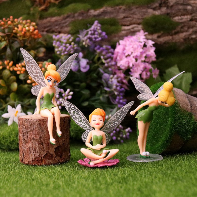 Sáu Nàng Tiên Tinker Bell trang trí bàn làm việc, trang trí góc học tập, trưng bày, đồ chơi