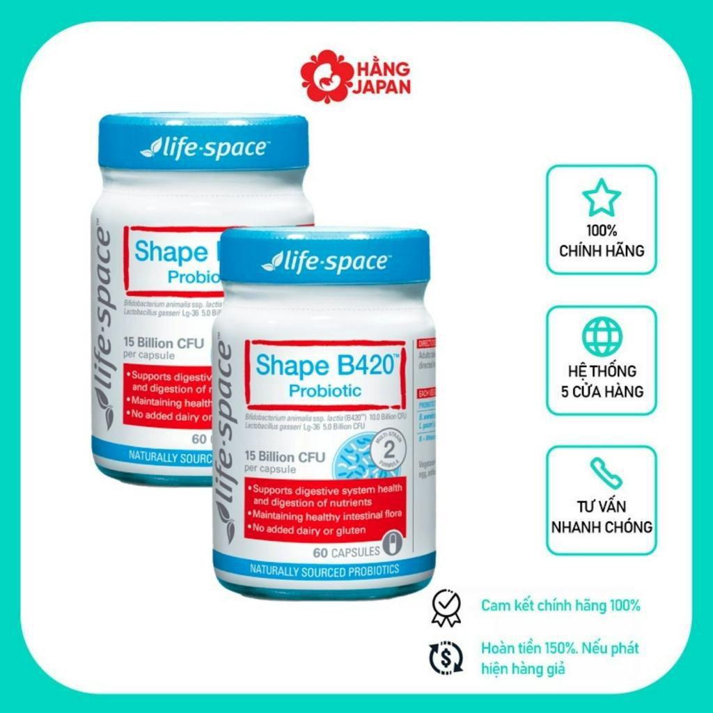 Men vi sinh Life Space Shape B420 Probiotic của Úc nguồn gốc thiên nhiên