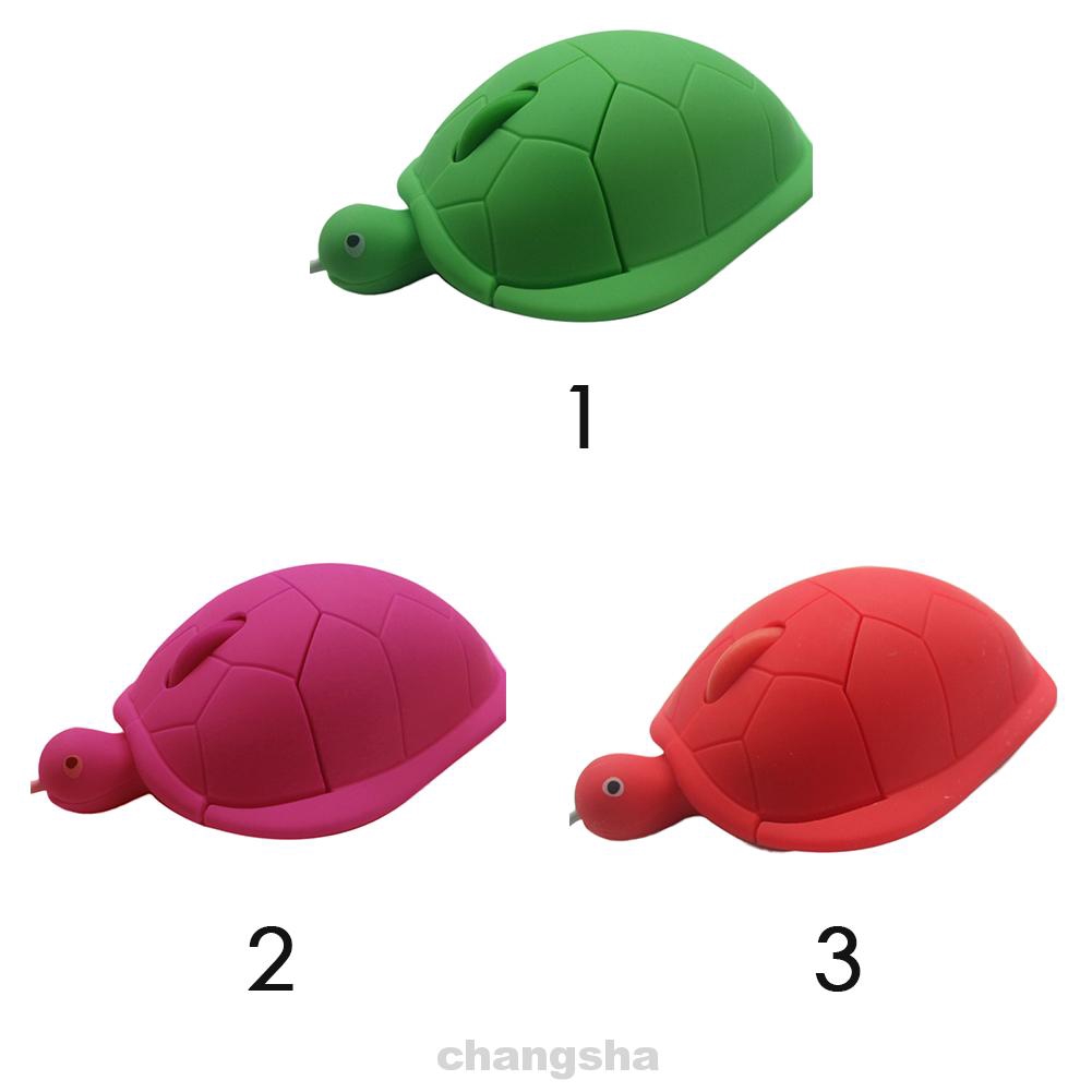 USB Port Home Office 3 Keys Computer Accessory Tortoise Shape Ergonomic Designed Wired Mouse