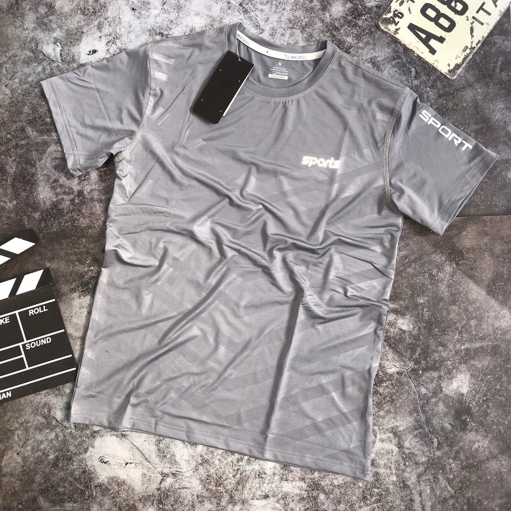 Áo thun nam thể thao chất vải thun lạnh tập gym cổ tròn ngắn tay co giãn chuẩn form nhiều màu - AOTHETHAO02 | BigBuy360 - bigbuy360.vn